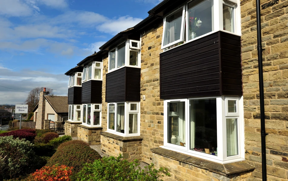 The front elevation of Abbeyfield House, Barnoldswick BB18 5JX