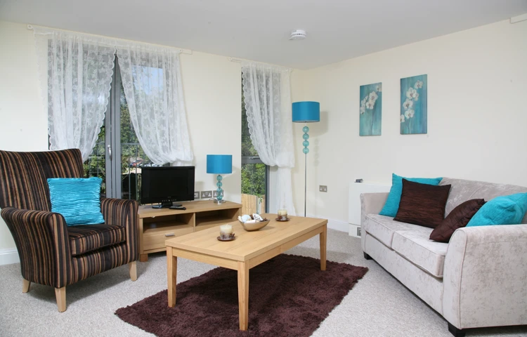 Resident lounge of Abbeyfield Court, Southampton SO31 6BF
