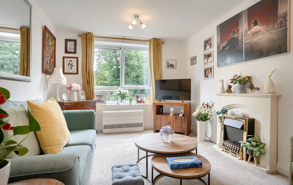 Open plan apartment living at Hampton House, Solihull