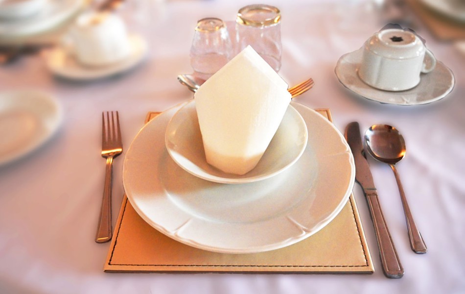 Table Place Setting At Abbeyfield House, Settle BD24 9RB