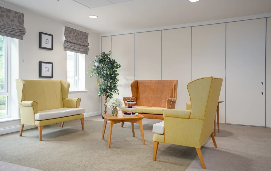 Quiet space for residents to relax at Hope Bank View