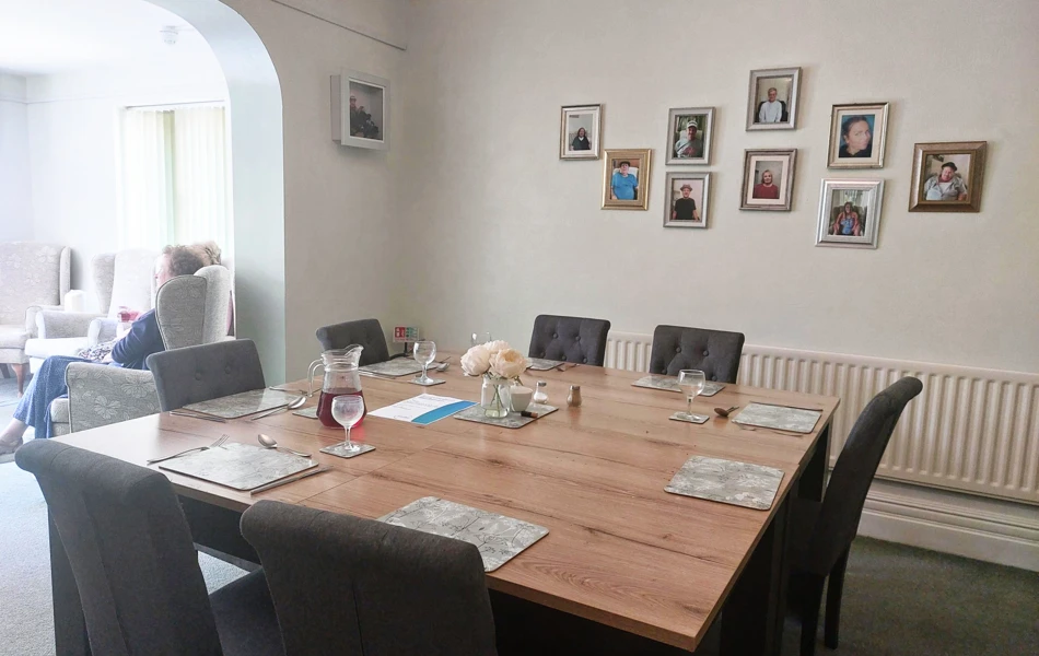 Communal Dining Room At Abbeyfield House, Havant PO9 2SS