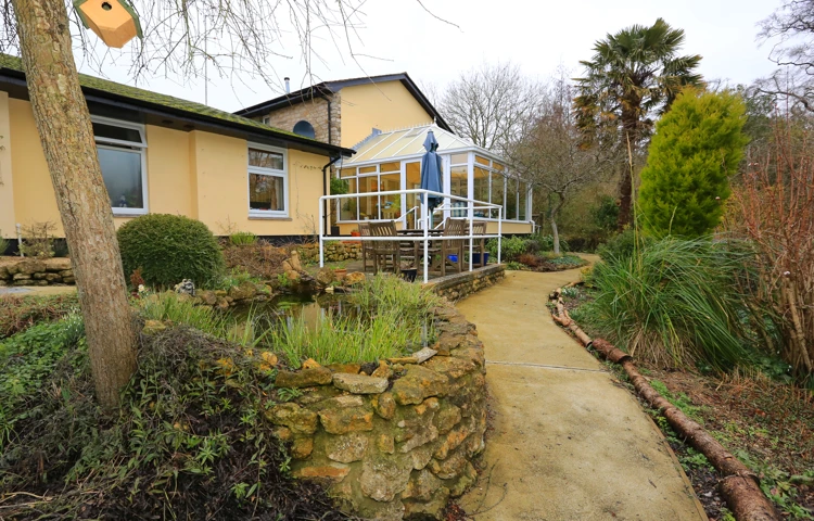 The outside of Abbeyfield House, Beaminster DT8 3EQ