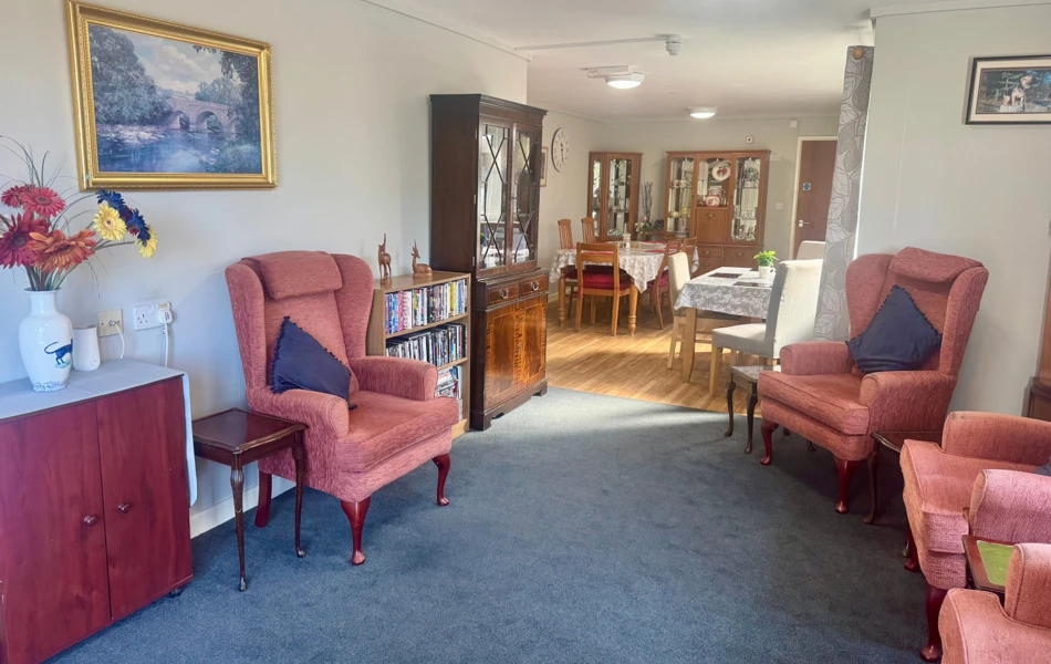 Abbeyfield House's Comfortable And Homely Lounge Where Residents Can Socialise And Relax