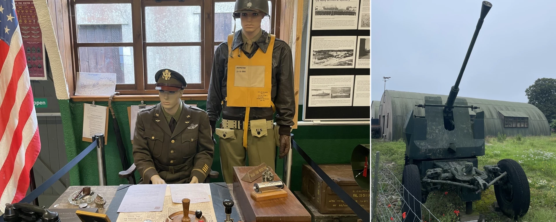Photos of some of the displays from the centre