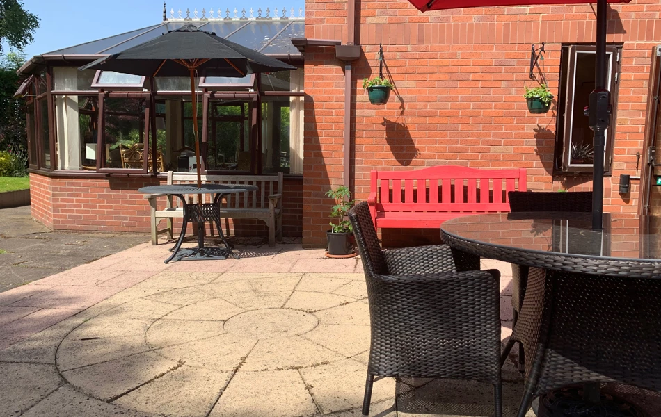 We are particularly proud of our garden which wraps around the whole house