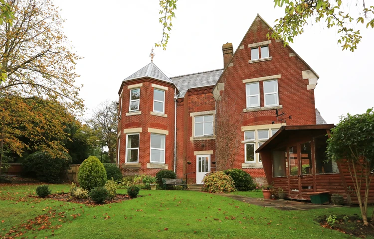 Rear garden at Abbeyfield House, Cowes PO31 8HA