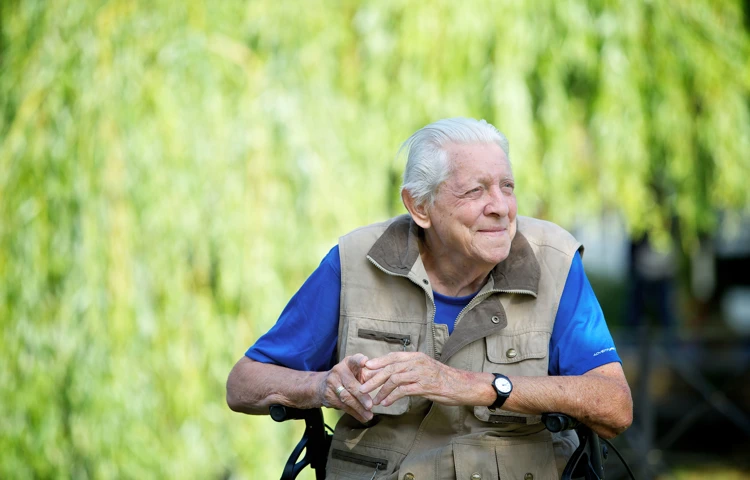 Resident enjoying the local area