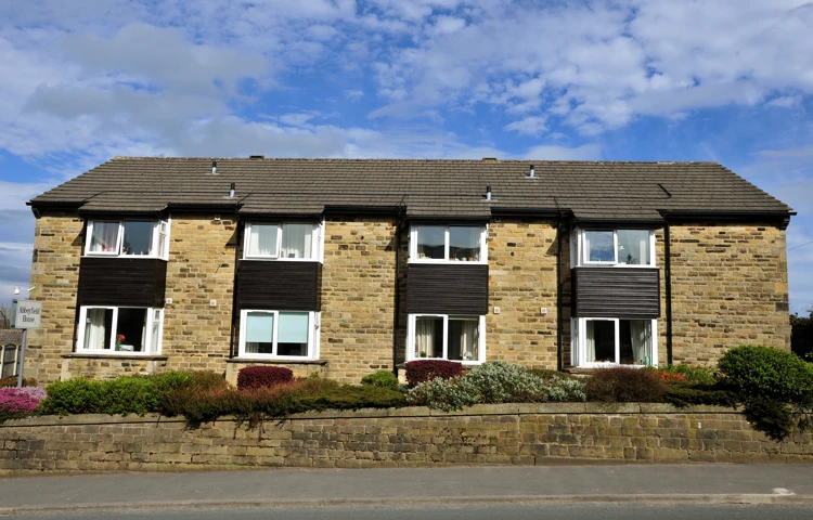 Street view of Abbeyfield House, Barnoldswick BB18 5JX