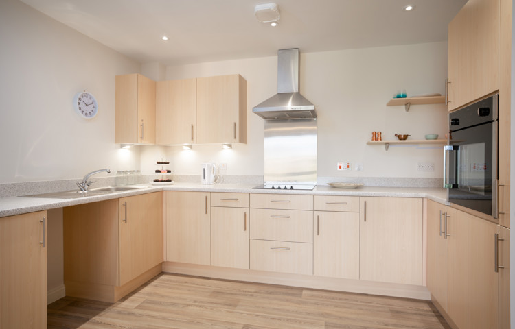 Apartment kitchen at Hope Bank View