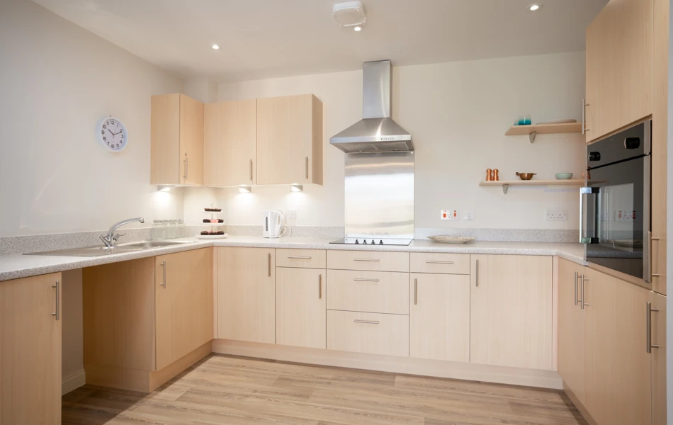 Apartment kitchen at Hope Bank View