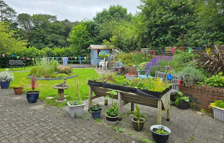 Planter, Raised Beds And Garden At Bradbury House, Gosforth, CA20 1AU