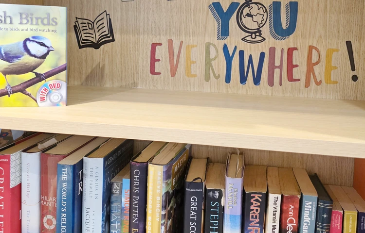 Library Bookcase At Downing House