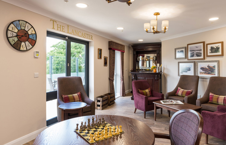 The Lancaster lounge area at Speedwell Court