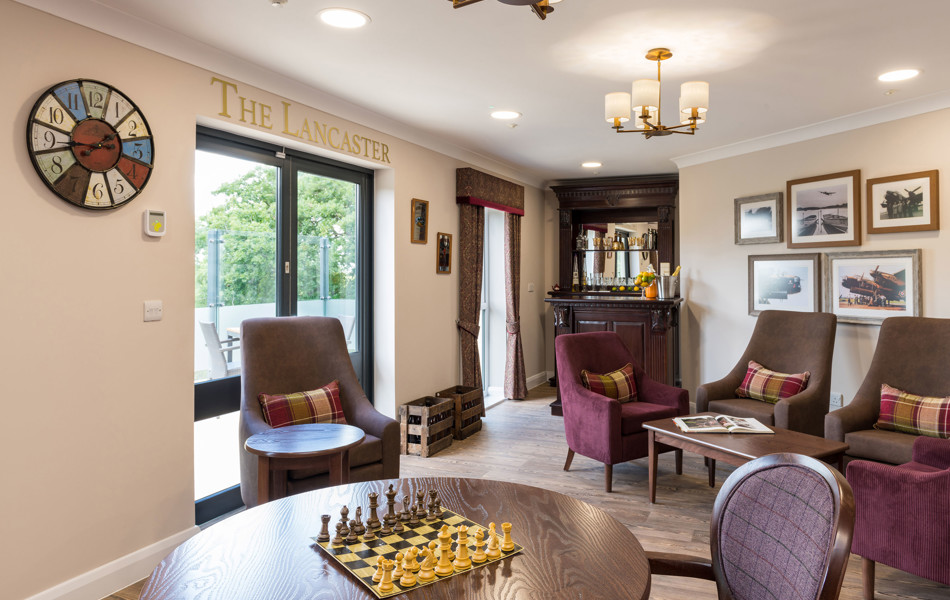 The Lancaster lounge area at Speedwell Court