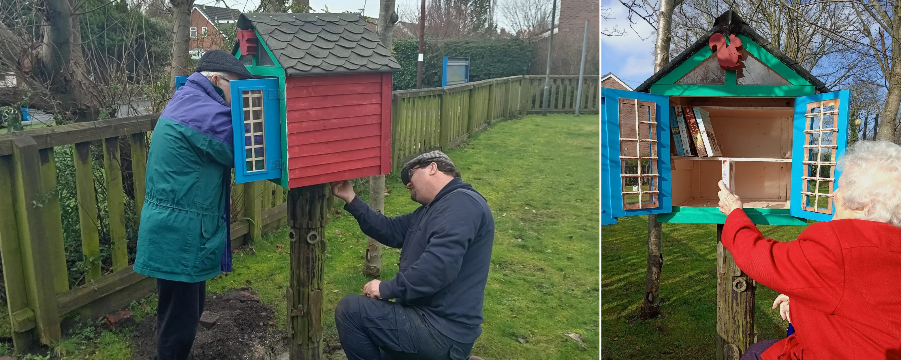 Harry Wells And Paul Farrell Kindly Constructed The Book Swap